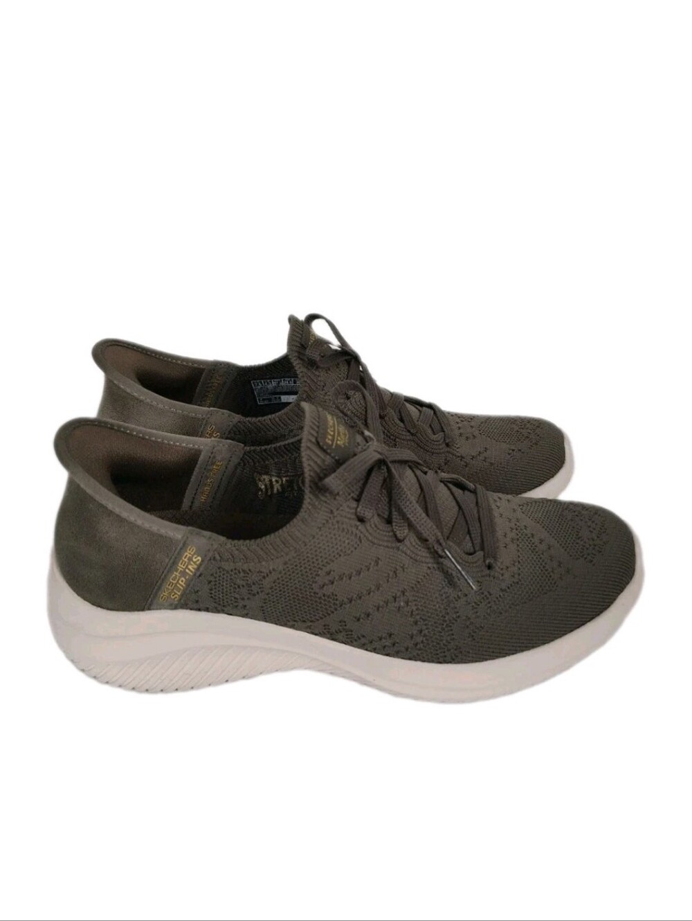 Skechers Martha Stewart Slip-Ins Ultra Flex 3.0 Sneakers sz 7.5 Green 158911